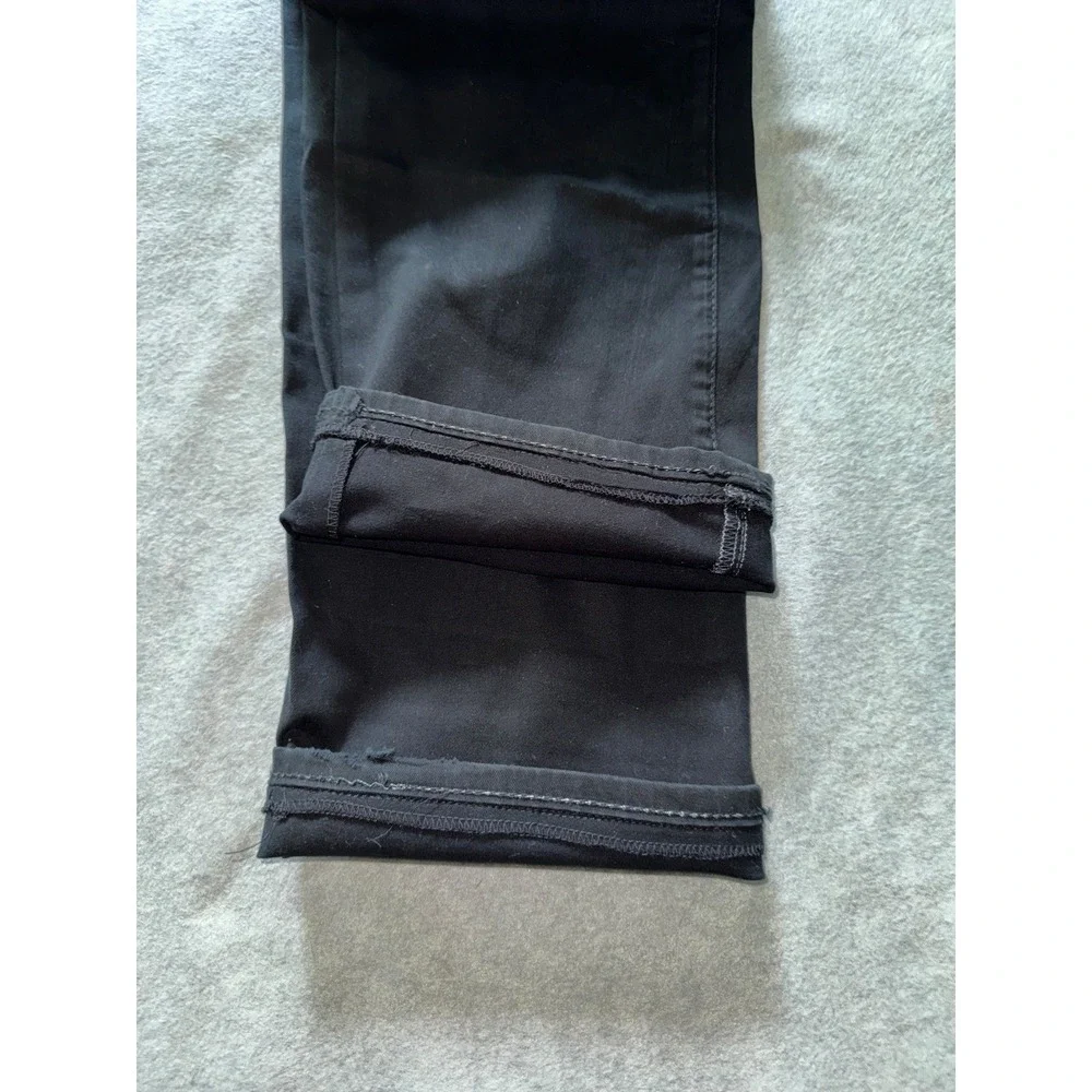 True Religion Jeans Men's Black Denim Straight Leg Stretch Sz 40